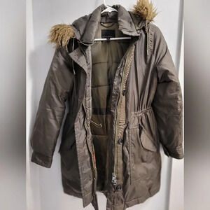 Banana Republic Women's WinterJacket, Army Green, Petite Small - Great Condition